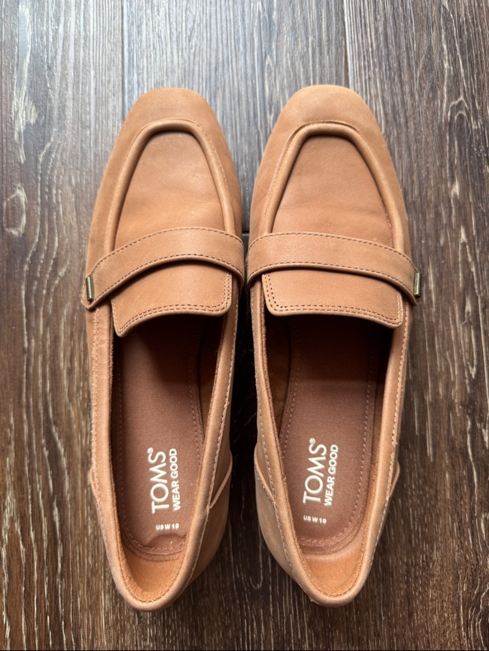Toms leather loafers